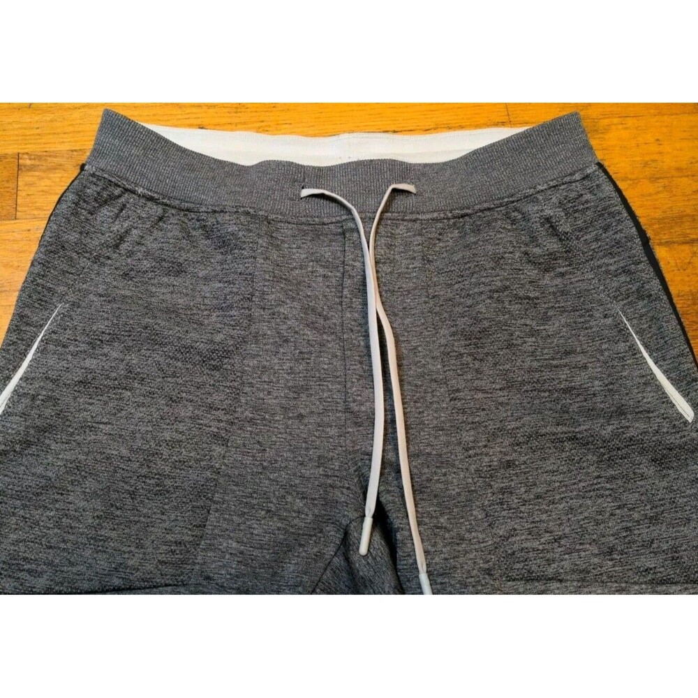 Lululemon Textured Tech Heather Graphite Pants Vapor Gray M5AABS Men’s SIZE M - Picture 2 of 9